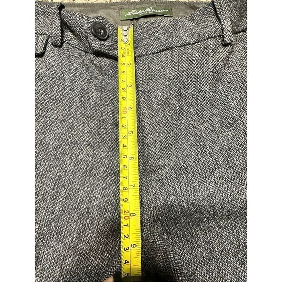 Eddie Bauer Pants Women’s 8 Blakely Fit Wool Silk Blend Gray Dress Trousers - Picture 7 of 9